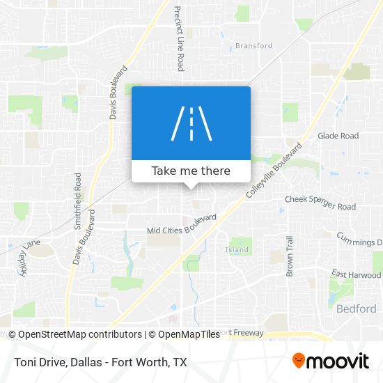 Toni Drive map