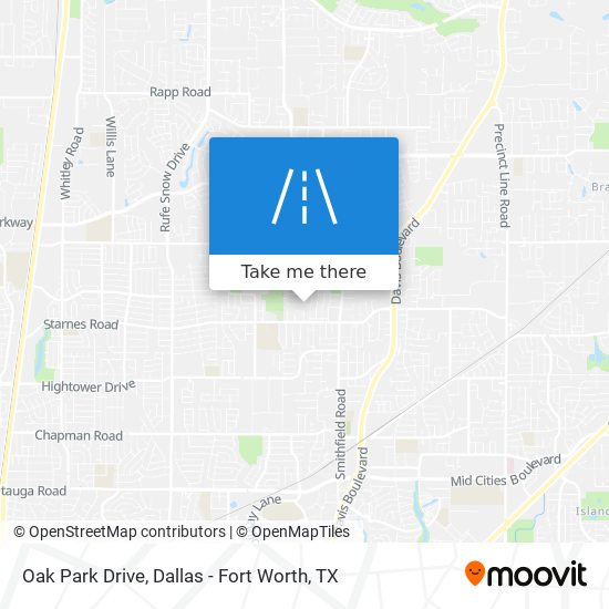 Mapa de Oak Park Drive