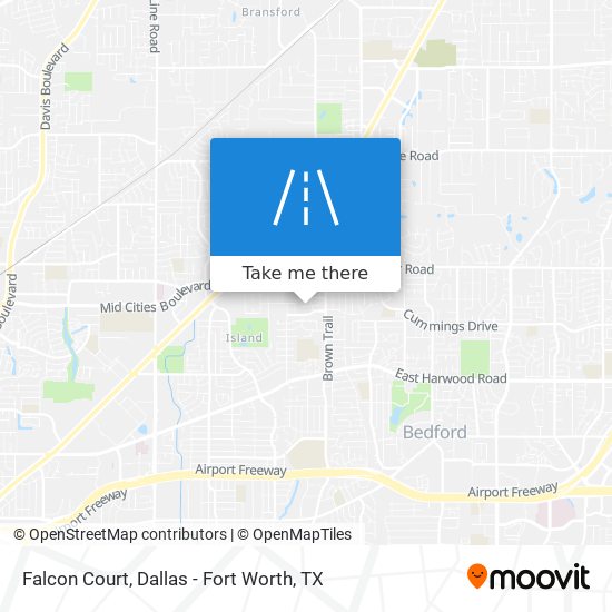 Falcon Court map