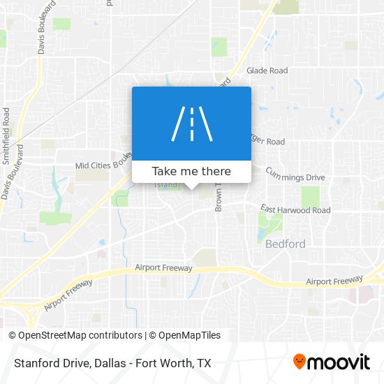 Stanford Drive map