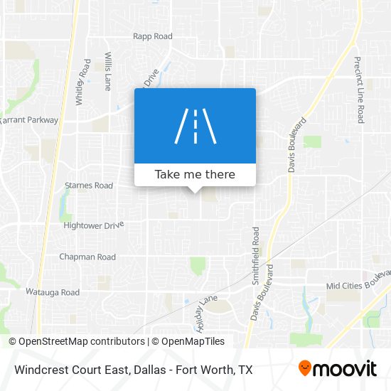 Windcrest Court East map