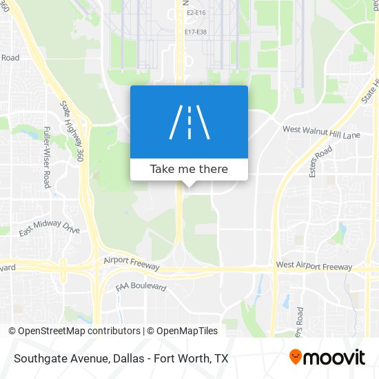 Mapa de Southgate Avenue