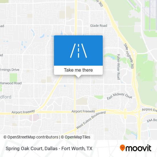 Spring Oak Court map