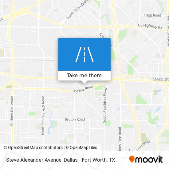 Steve Alexander Avenue map