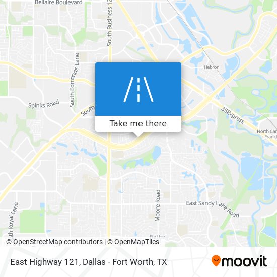 Mapa de East Highway 121
