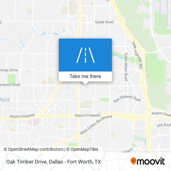 Oak Timber Drive map