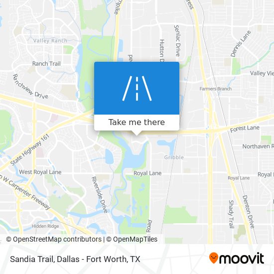 Sandia Trail map