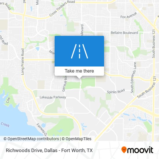 Mapa de Richwoods Drive