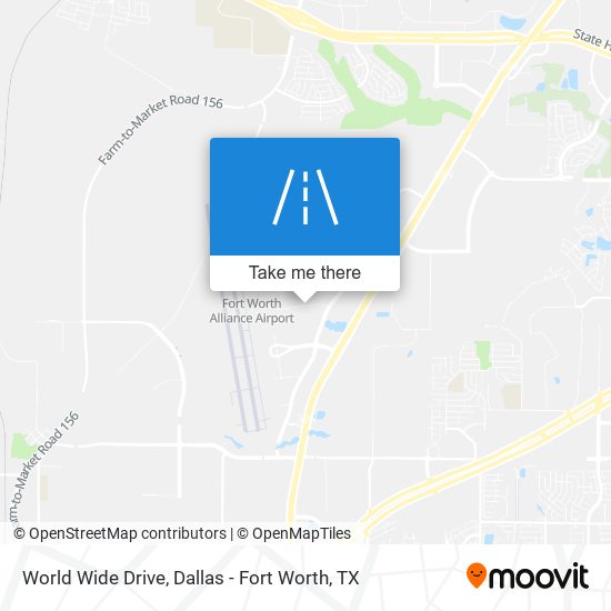 World Wide Drive map