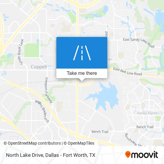 North Lake Drive map