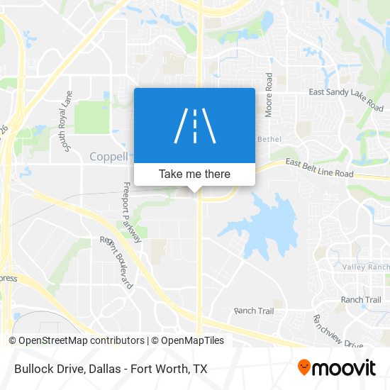 Bullock Drive map