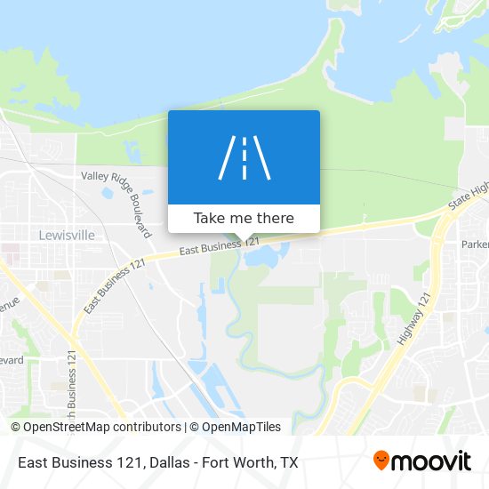 East Business 121 map