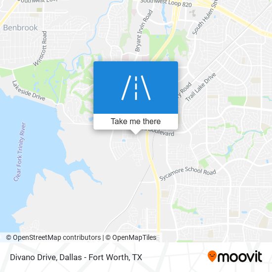 Divano Drive map