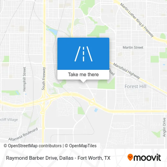 Raymond Barber Drive map