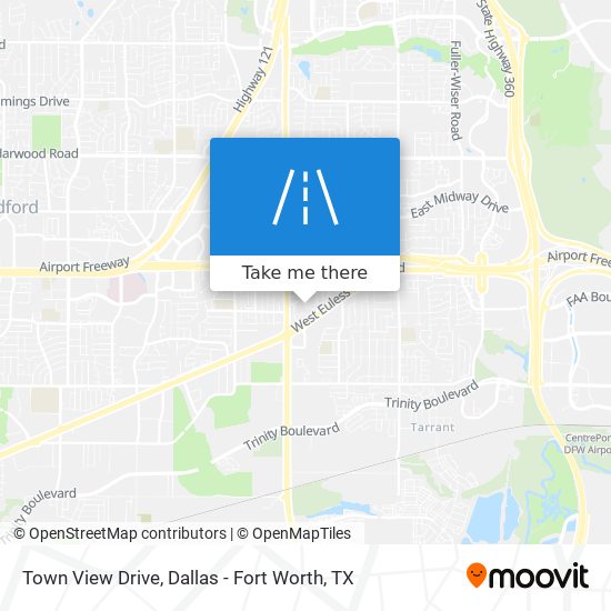 Town View Drive map