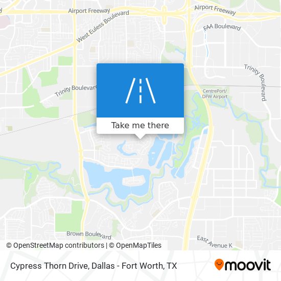 Mapa de Cypress Thorn Drive