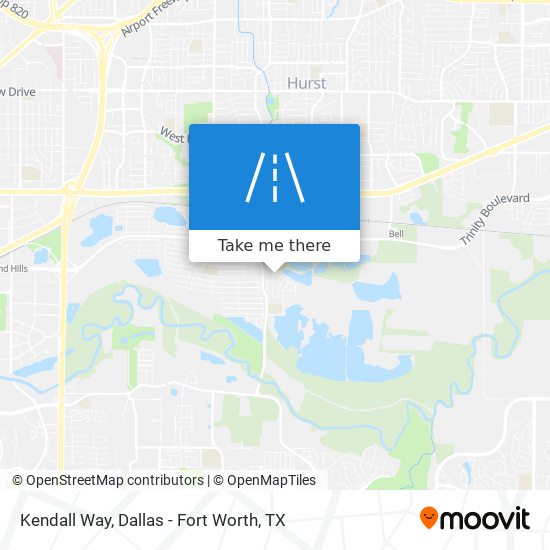 Kendall Way map