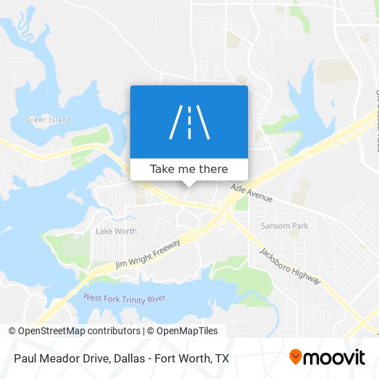 Mapa de Paul Meador Drive