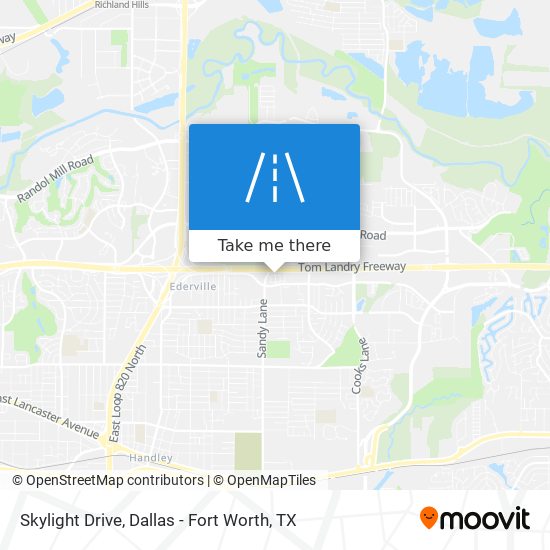 Skylight Drive map