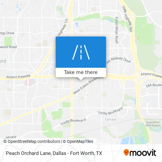 Peach Orchard Lane map