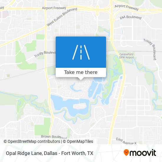 Opal Ridge Lane map