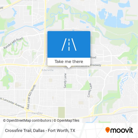 Crossfire Trail map