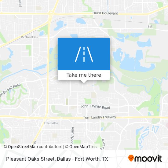Mapa de Pleasant Oaks Street