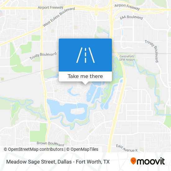 Meadow Sage Street map