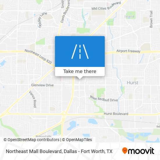 Northeast Mall Boulevard map