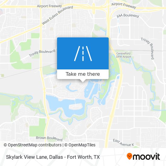 Skylark View Lane map