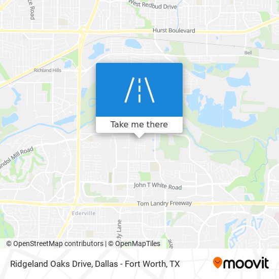 Mapa de Ridgeland Oaks Drive