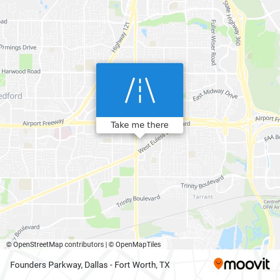 Founders Parkway map