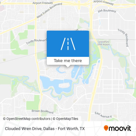 Clouded Wren Drive map