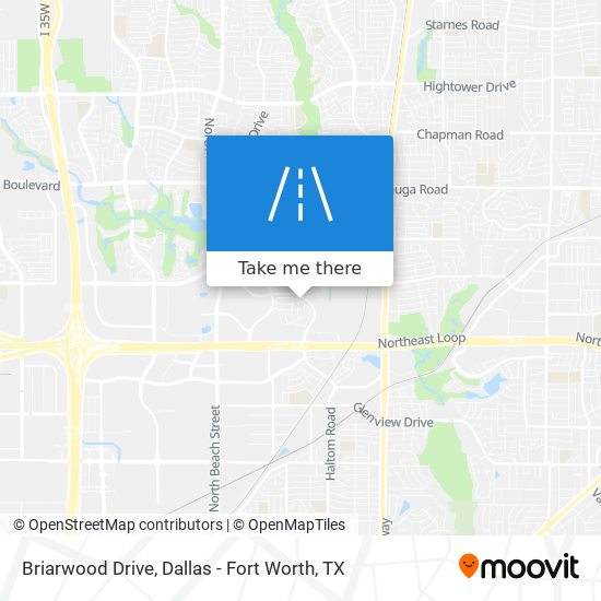 Briarwood Drive map