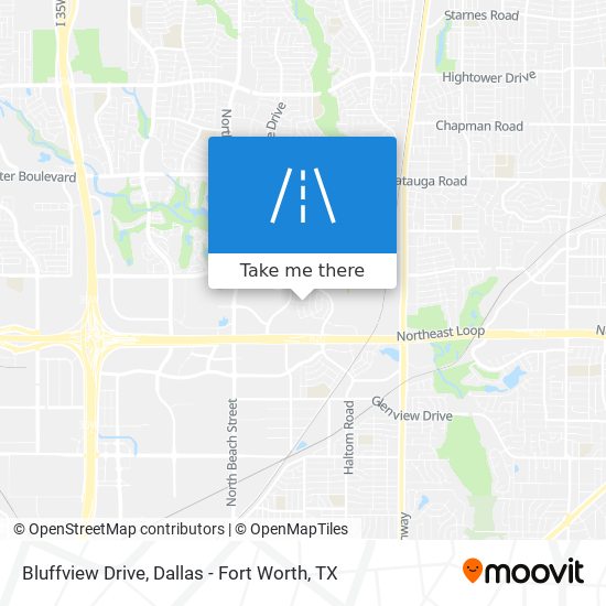 Bluffview Drive map