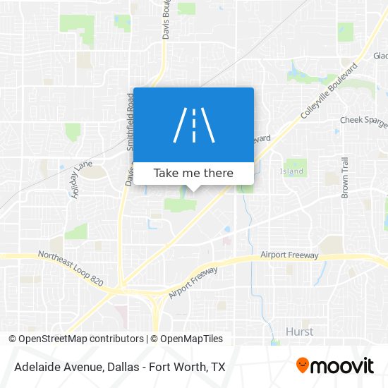 Adelaide Avenue map