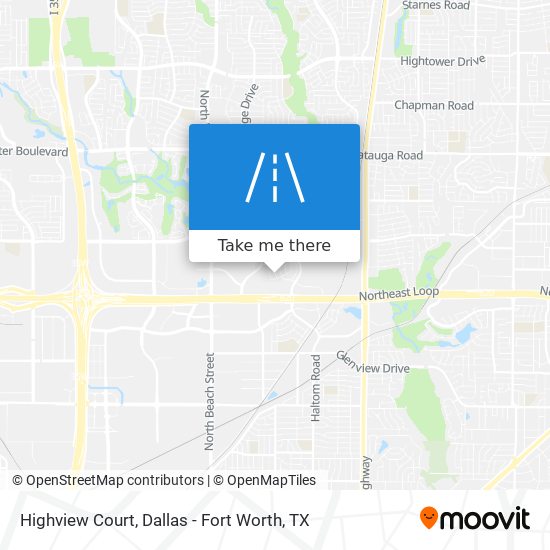 Highview Court map