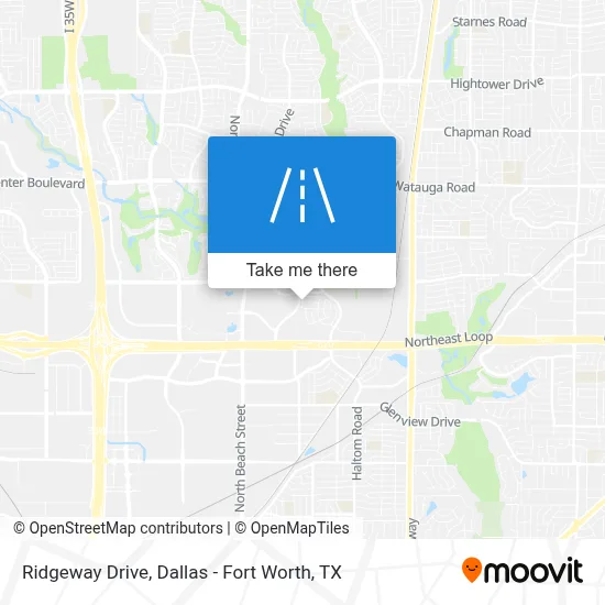 Ridgeway Drive map