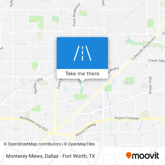 Monterey Mews map