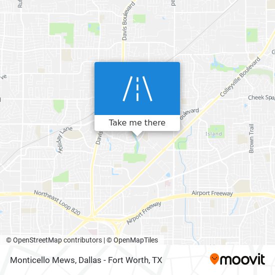 Mapa de Monticello Mews