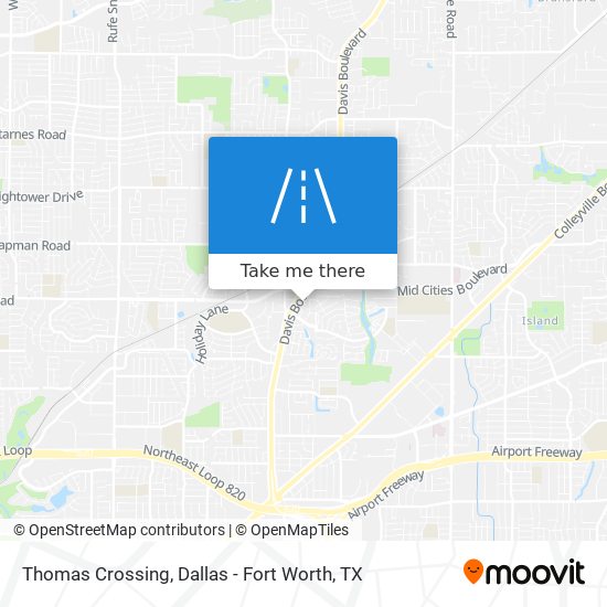 Thomas Crossing map