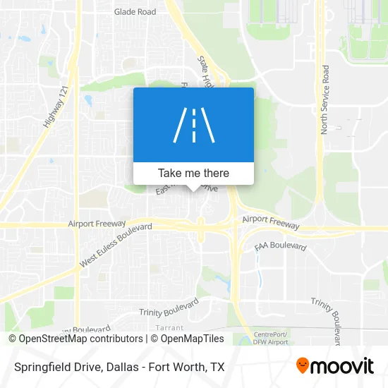 Springfield Drive map