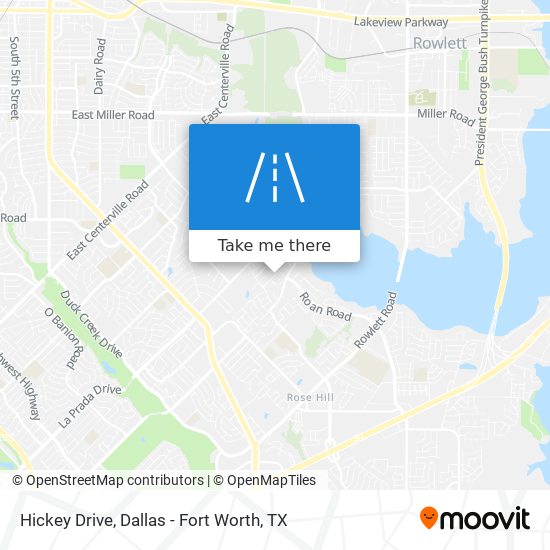 Hickey Drive map