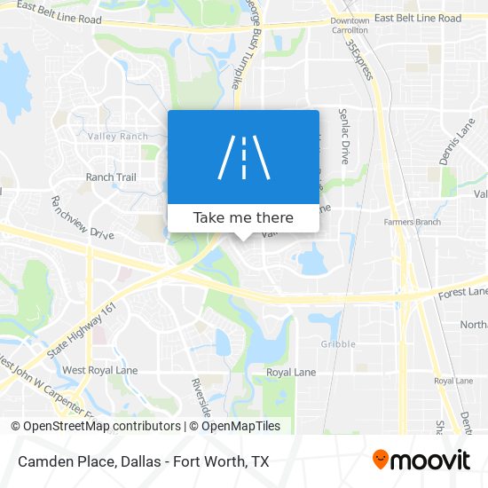 Camden Place map