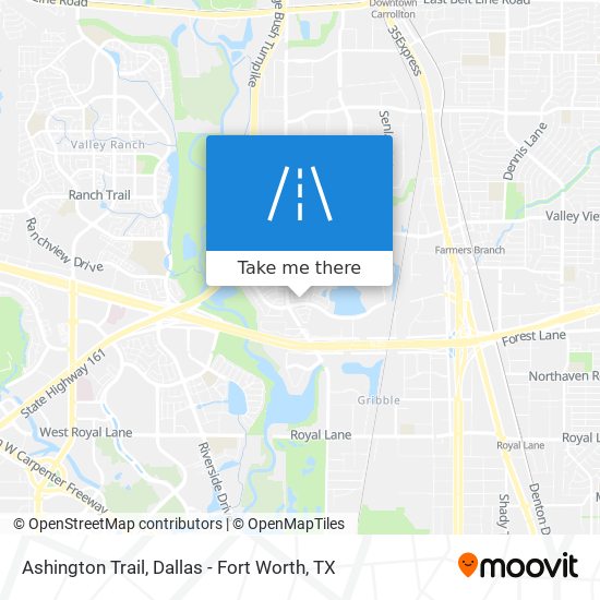 Mapa de Ashington Trail