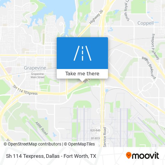 Sh 114 Texpress map