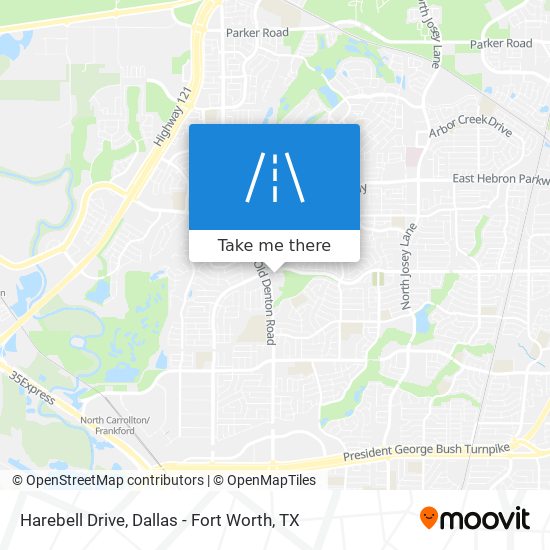 Mapa de Harebell Drive