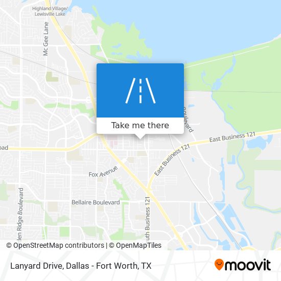 Mapa de Lanyard Drive