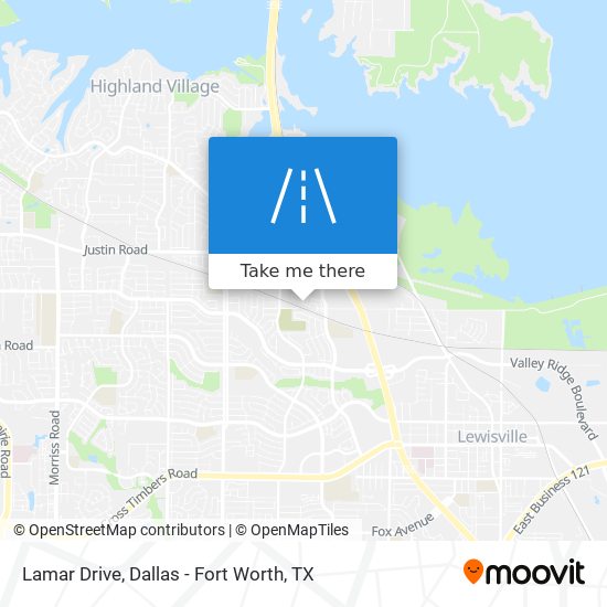 Mapa de Lamar Drive