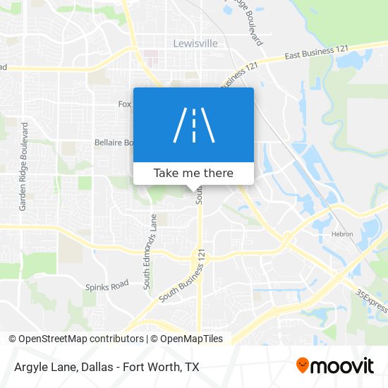 Mapa de Argyle Lane